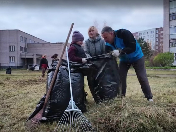 В Великом Новгороде завершился общегородской субботник