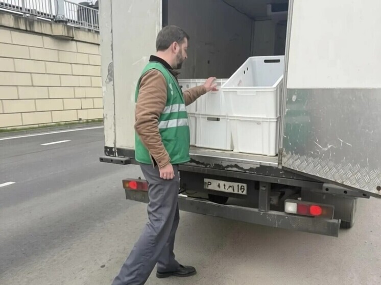 В Калининградской области поймали грузовик с тонной мяса без документов