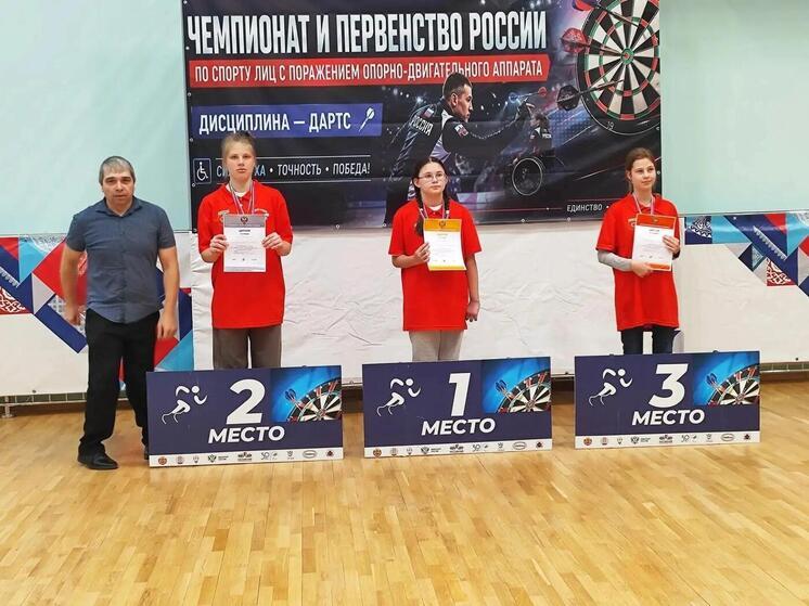 Спортсмены Чувашии заняли весь пьедестал первенства России по дартсу