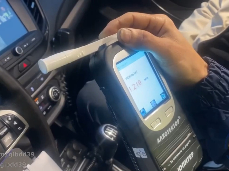 В Калининградской области за неделю поймали 43 нетрезвых автомобилиста