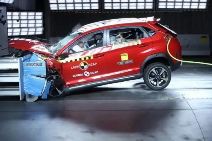 Chery Tiggo 2 не прошел краш-тест Latin NCAP и получил ноль звезд
