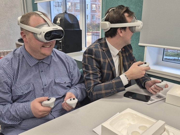 В школе № 4 Апатитов открыли VR-лабораторию для профориентации