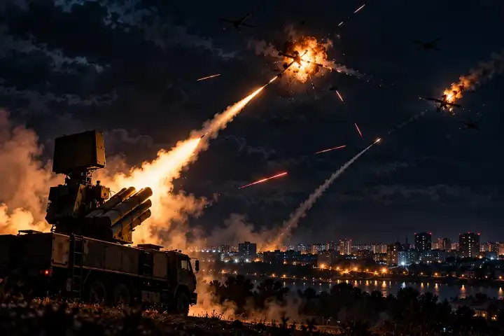 С полуночи ПВО сбила 74 летевших на Москву беспилотника