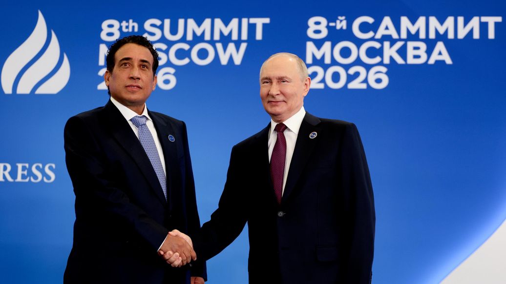 Путин провел встречу с председателем президентского совета Ливии