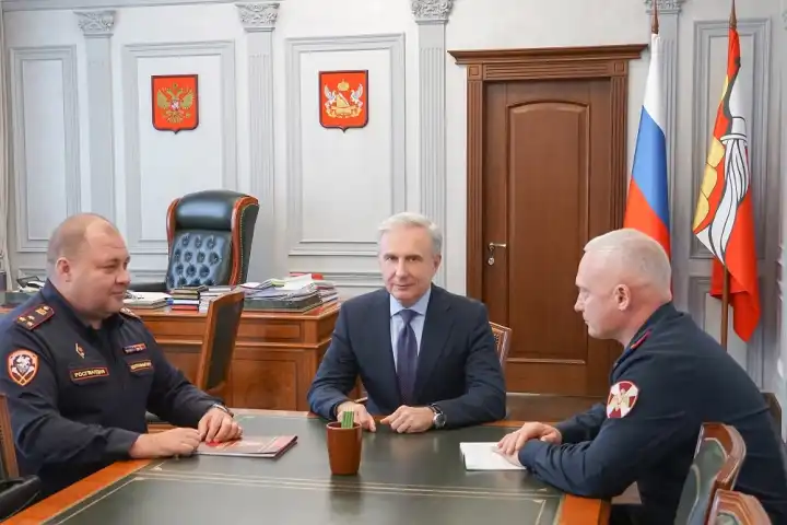 Воронежские власти обсудили обеспечение безопасности региона с Росгвардией