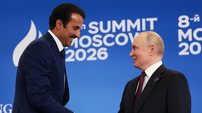 Путин отметил усиление координации России и Катара на международной арене