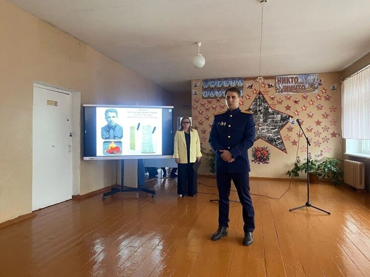 В Свищевке Пензенской области почтили память танкиста земляка, погибшего в 1942 году