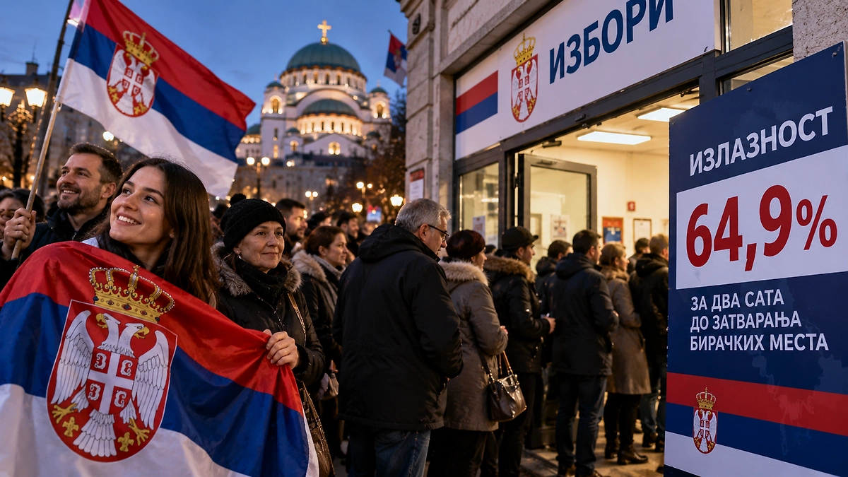 Явка на выборах в Сербии побила рекорд со времён распада Югославии