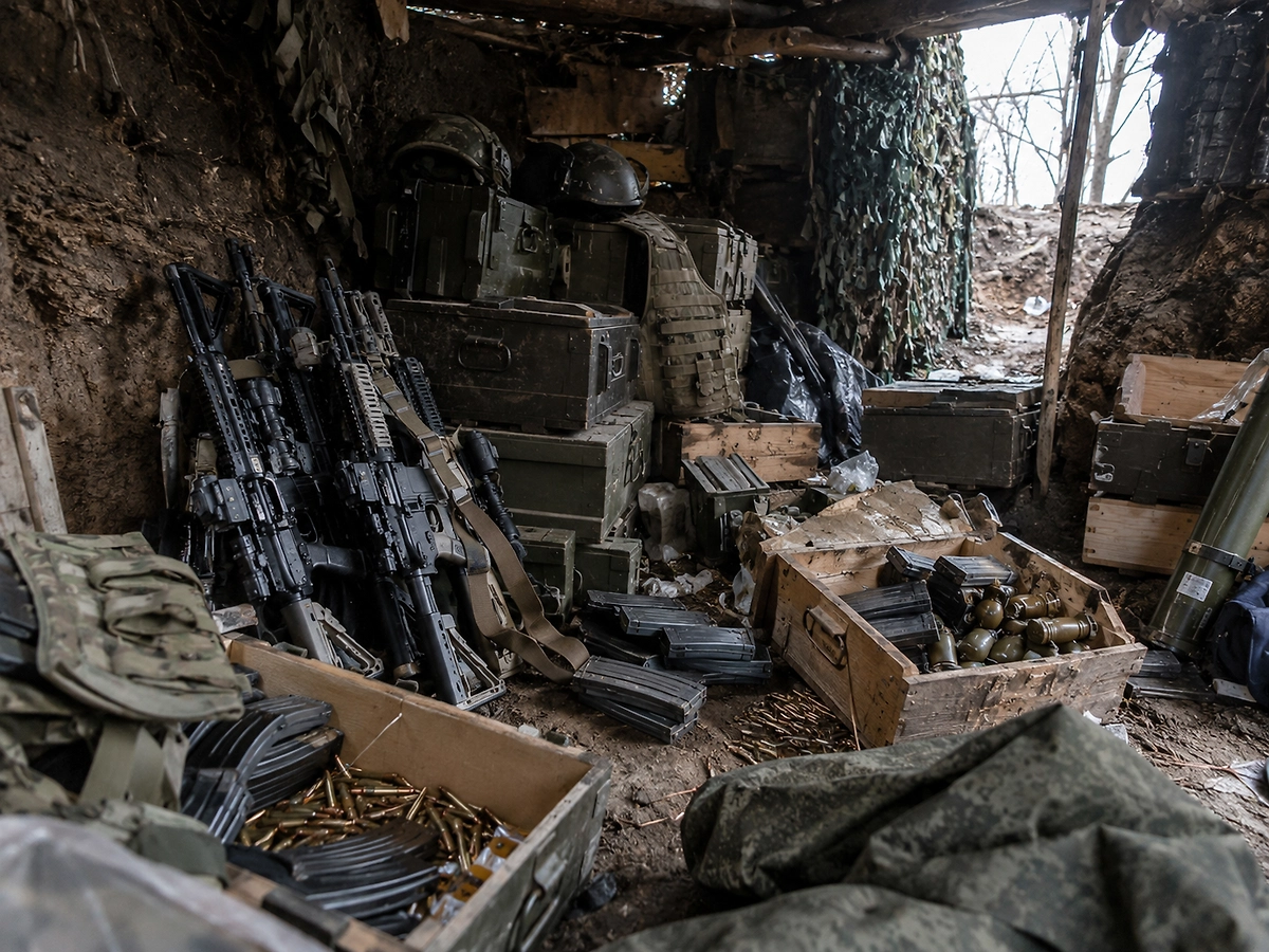Российские военные нашли склад с оружием НАТО при освобождении Общего