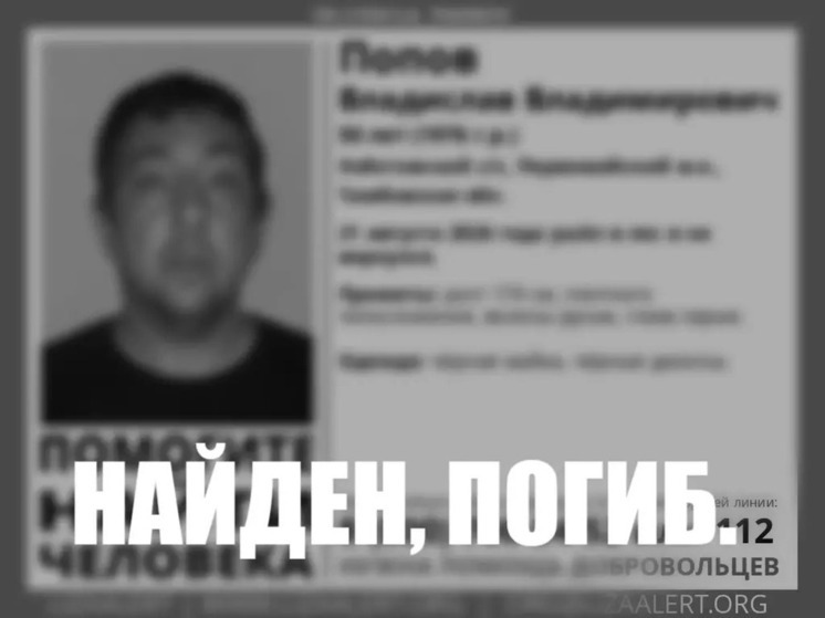 В Тамбовской области нашли погибшим пропавшего Владислава Попова