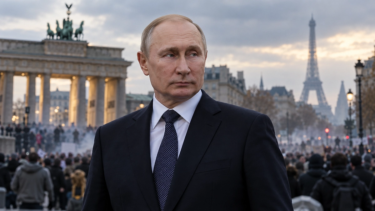 Путин назвал слабостью попытки лидеров Европы обвинить Россию в беспорядках
