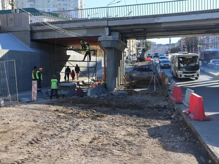 На Московском шоссе завершили основной комплекс работ до путепровода