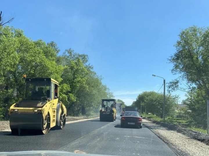 В Рязанской области по нацпроекту ремонтируют дороги, входящие в опорную сеть РФ