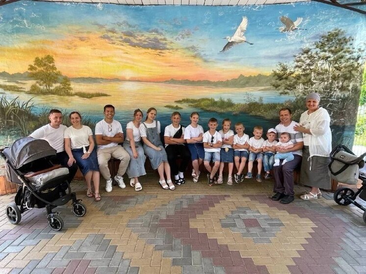 Нижегородка Ольга Ганичева с 12 детьми получила звание «Мать-героиня»