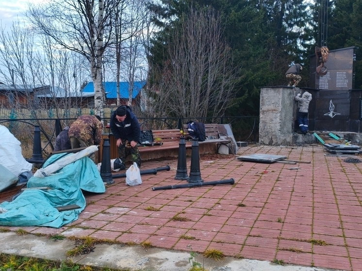 Реставрацию памятника в Коткино планируют завершить к 20 ноября