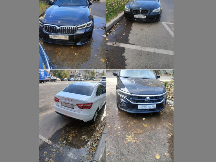 Воронежский водоканал не может подъехать к местам аварий из-за припаркованных машин