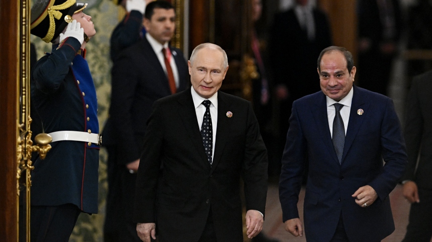 Путин провел в Кремле торжественный прием для участников саммита «Россия — Африка»
