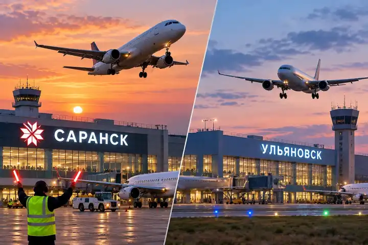 Аэропорты Саранска и Ульяновска вновь принимают и отправляют самолёты