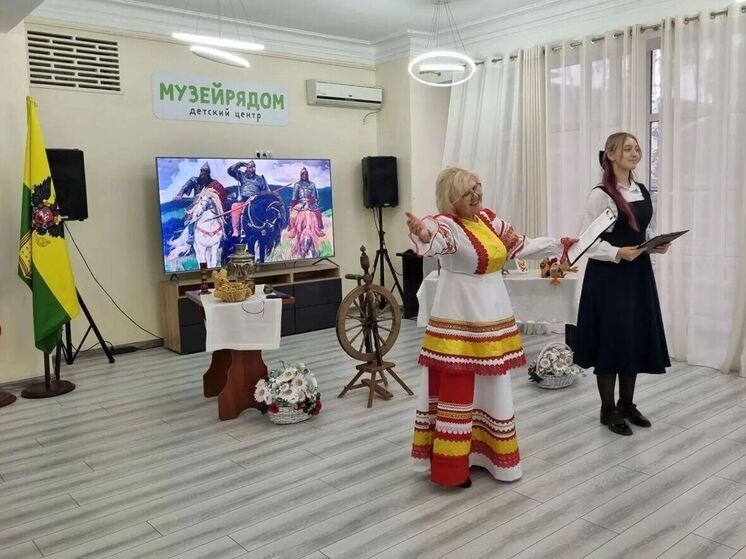 Юные мелитопольцы окунулись в атмосферу русской народной сказки