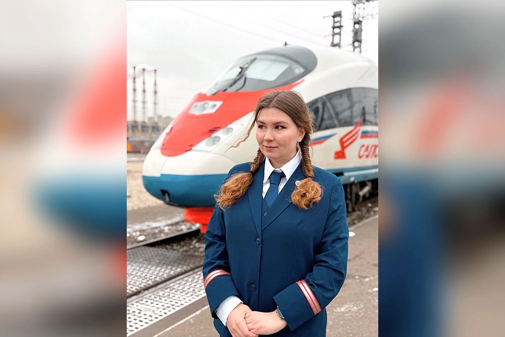 Первая девушка-машинист электропоезда в России готовится водить поезда по ВСМ