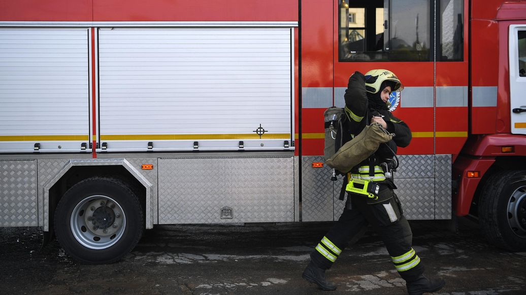 В Иваново вспыхнул пожар в производственном здании