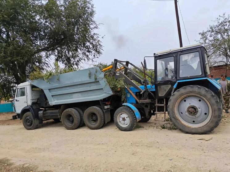 В райцентре Калмыкии продолжается благоустройство