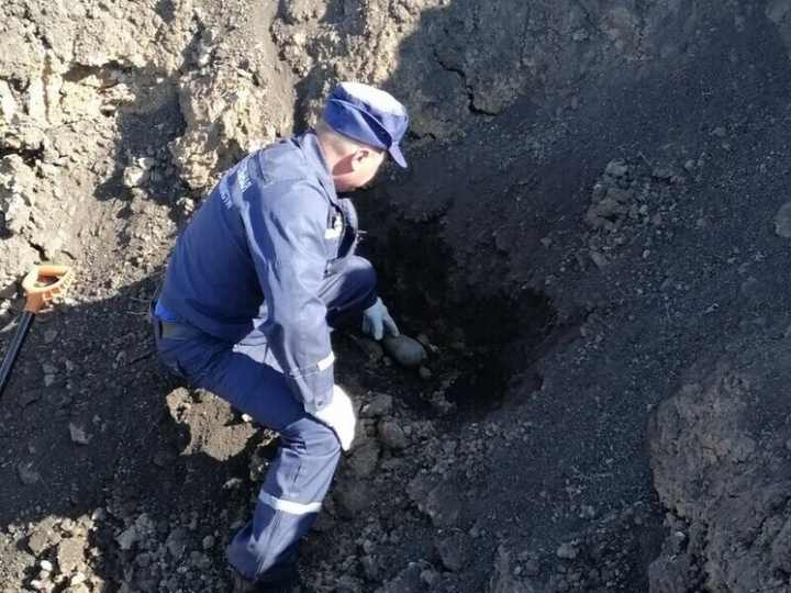 Под Воронежем обезвредили снаряд из прошлого века